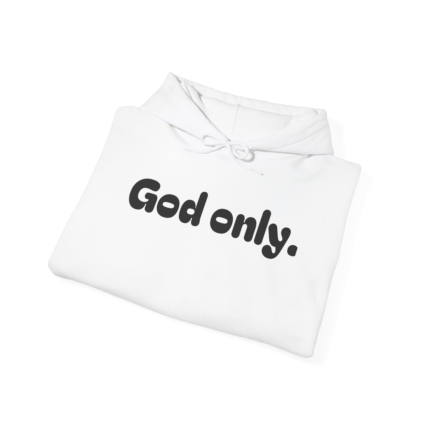 Unisex Heavy Blend™ Hooded Sweatshirt - 'God Only' Inspirational Hoodie