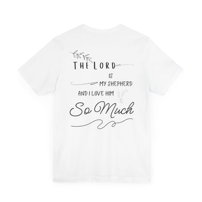 Jersey Tee - "The Lord is My Shepherd"