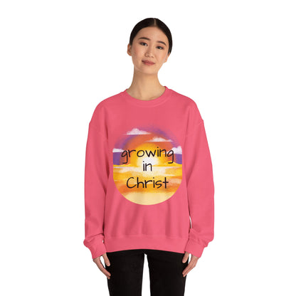 Growing in Christ Heavy Blend™ Crewneck Sweatshirt