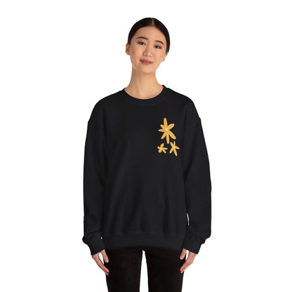 Peace Love & Plants Unisex Crewneck Sweatshirt - Cozy Floral Design