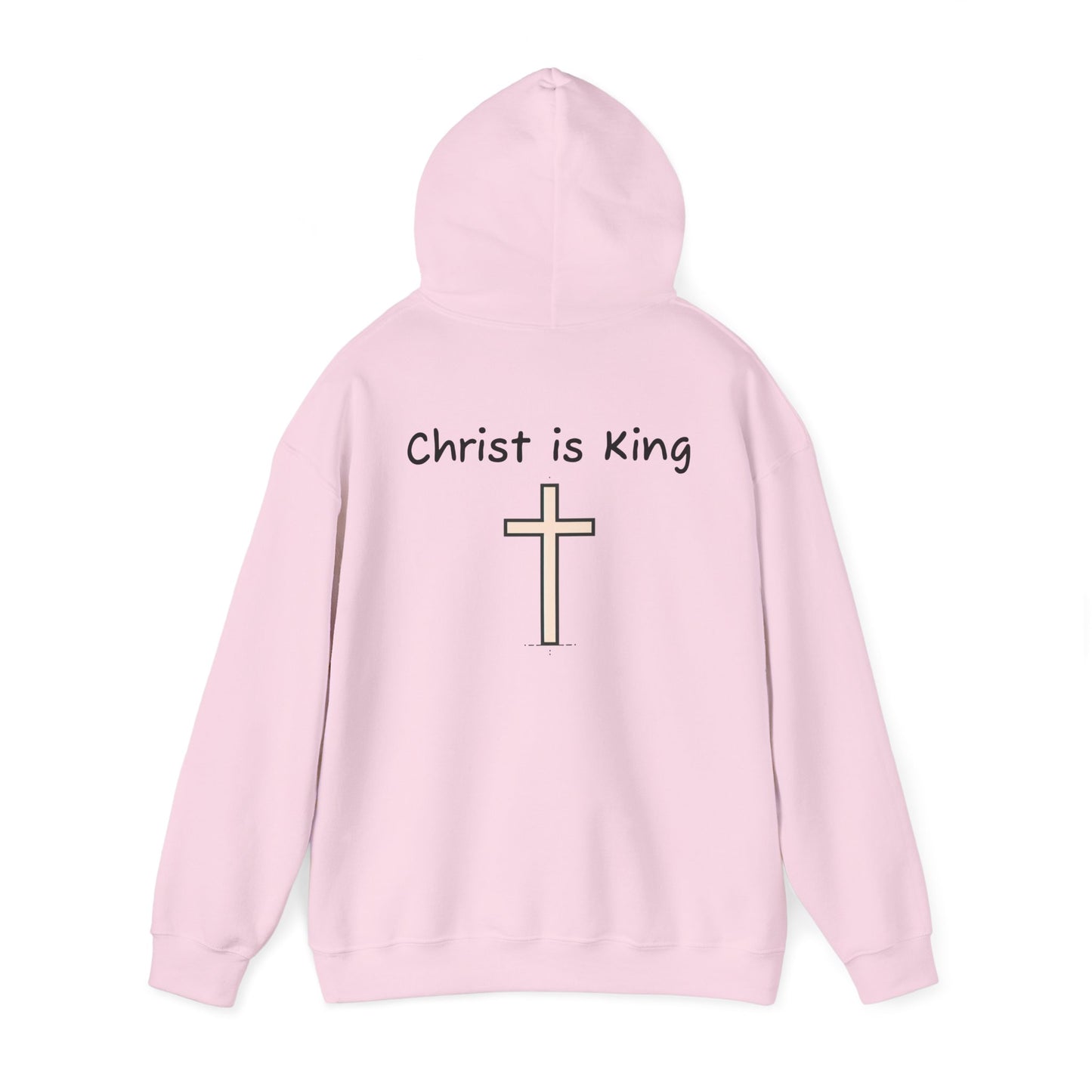 Christ is King Unisex Heavy Blend Hoodie - Inspirational Christian Sweatshirt