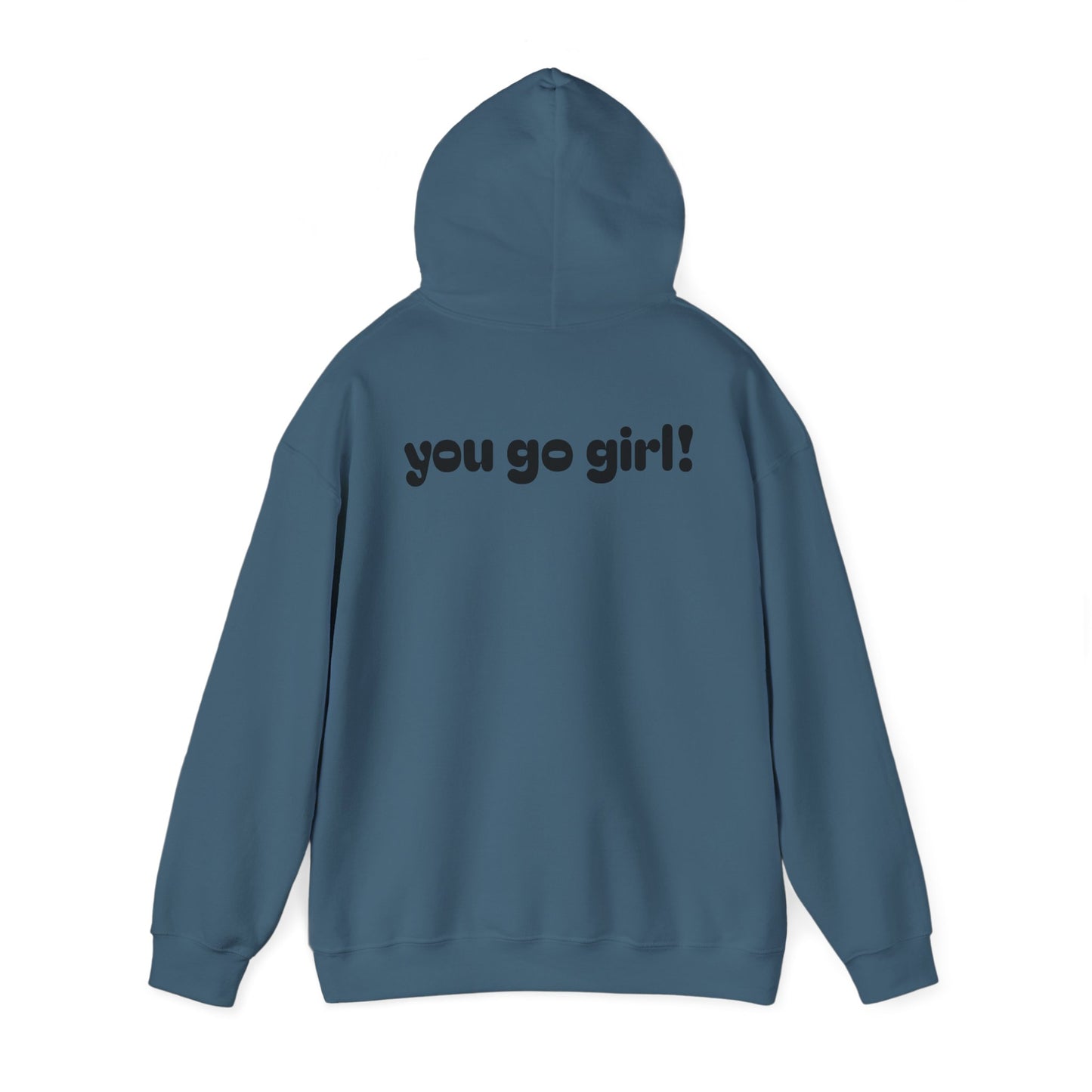 Cherry Design Heavy Blend Hooded Sweatshirt - 'You Go Girl!'