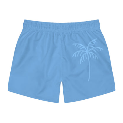 Breathe Swim Trunks - Stylish Beachwear with Palm Design for Summer Fun