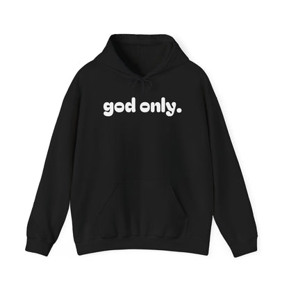 Unisex Heavy Blend™ Hooded Sweatshirt - 'God Only' Inspirational Hoodie