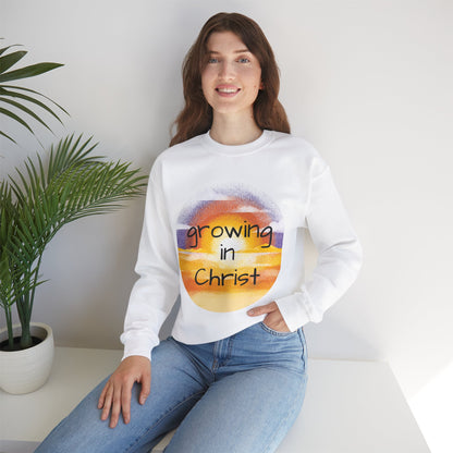 Growing in Christ Heavy Blend™ Crewneck Sweatshirt