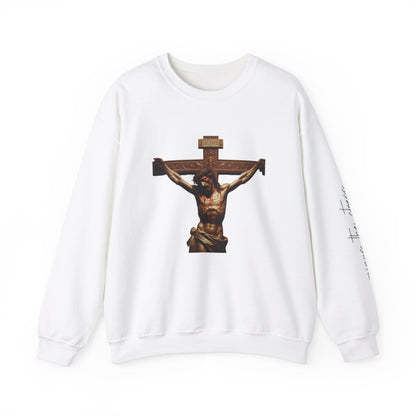 Alternate Jesus Christ Crewneck Sweatshirt - Faith Inspired Heavy Blend for Comfort & Style