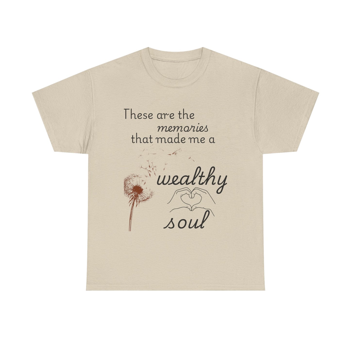 'Wealthy Soul' Inspirational Dandelion T-Shirt