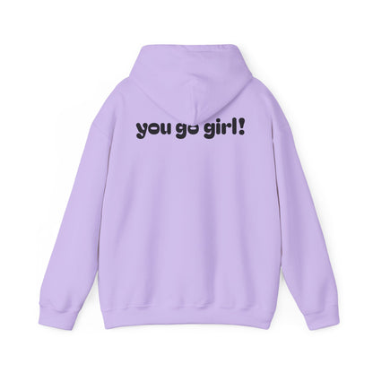 Cherry Design Heavy Blend Hooded Sweatshirt - 'You Go Girl!'