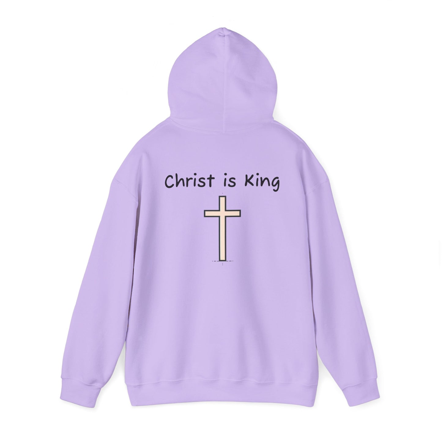 Christ is King Unisex Heavy Blend Hoodie - Inspirational Christian Sweatshirt