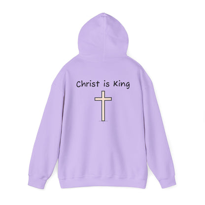 Christ is King Unisex Heavy Blend Hoodie - Inspirational Christian Sweatshirt