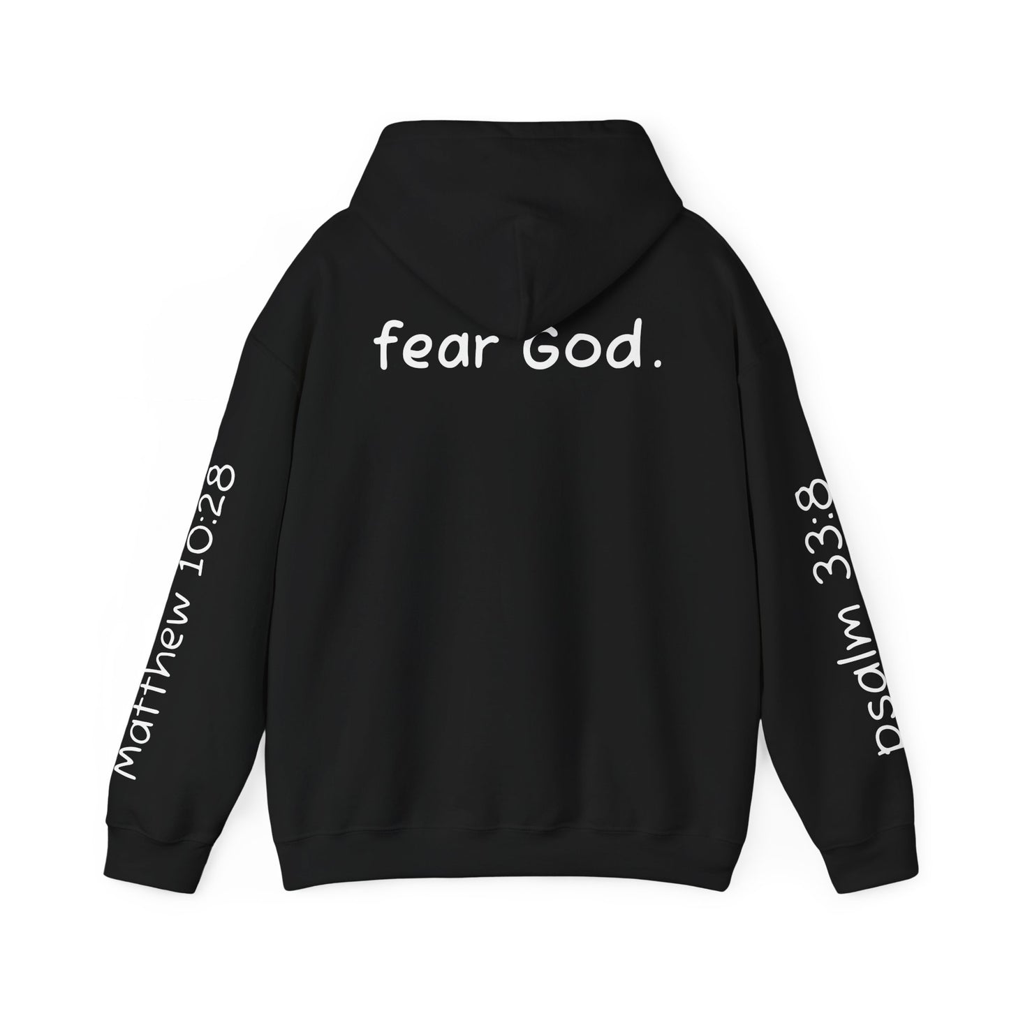 Faith-Inspired Unisex Hooded Sweatshirt with Scripture Quotes