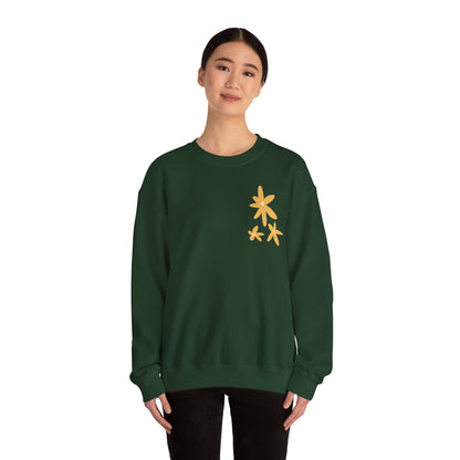 Peace Love & Plants Unisex Crewneck Sweatshirt - Cozy Floral Design