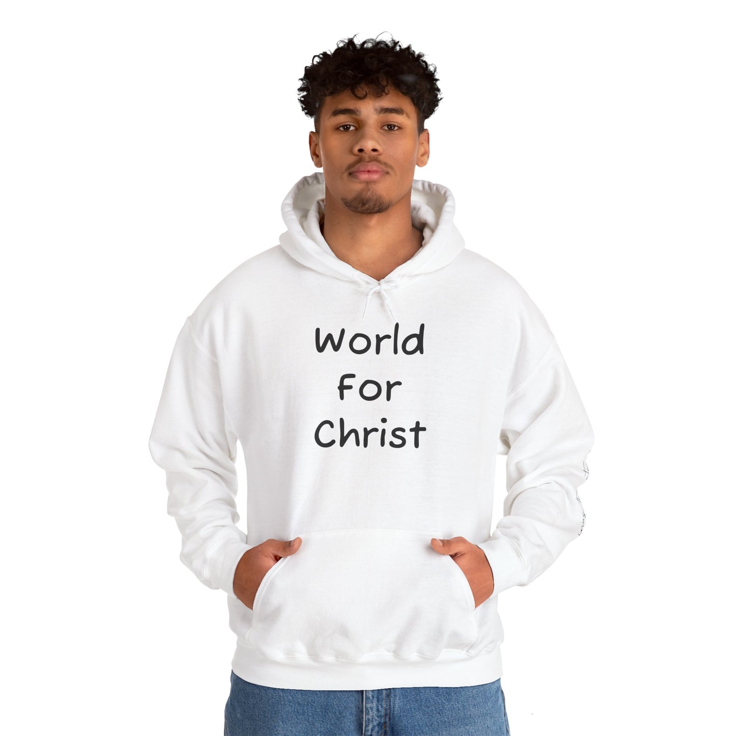 Heavy Blend™ Hoodie - World for Christ - Spread the Gospel Sweatshirt