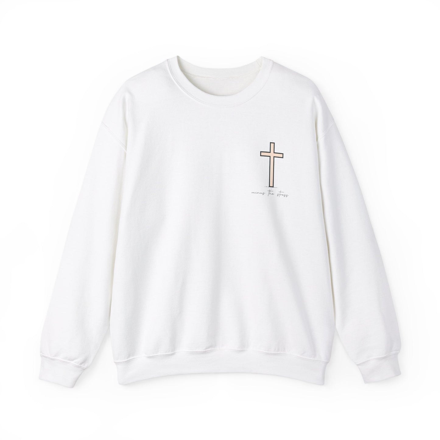 Inspirational Floral Crewneck Sweatshirt - "God Knows Best"