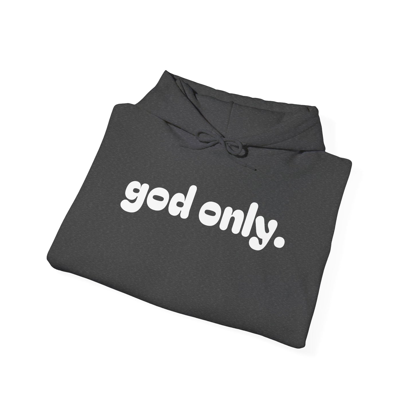 Unisex Heavy Blend™ Hooded Sweatshirt - 'God Only' Inspirational Hoodie