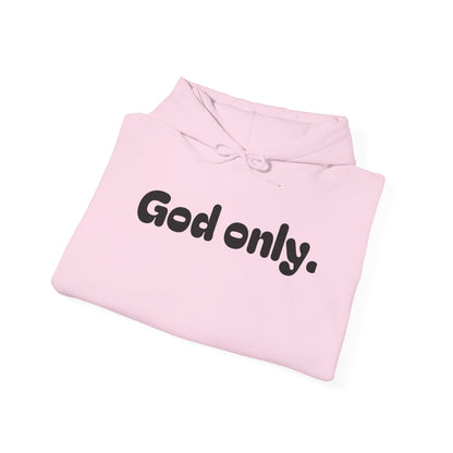 Unisex Heavy Blend™ Hooded Sweatshirt - 'God Only' Inspirational Hoodie