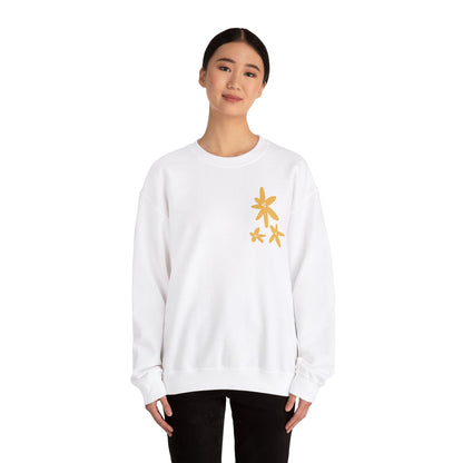 Peace Love & Plants Unisex Crewneck Sweatshirt - Cozy Floral Design