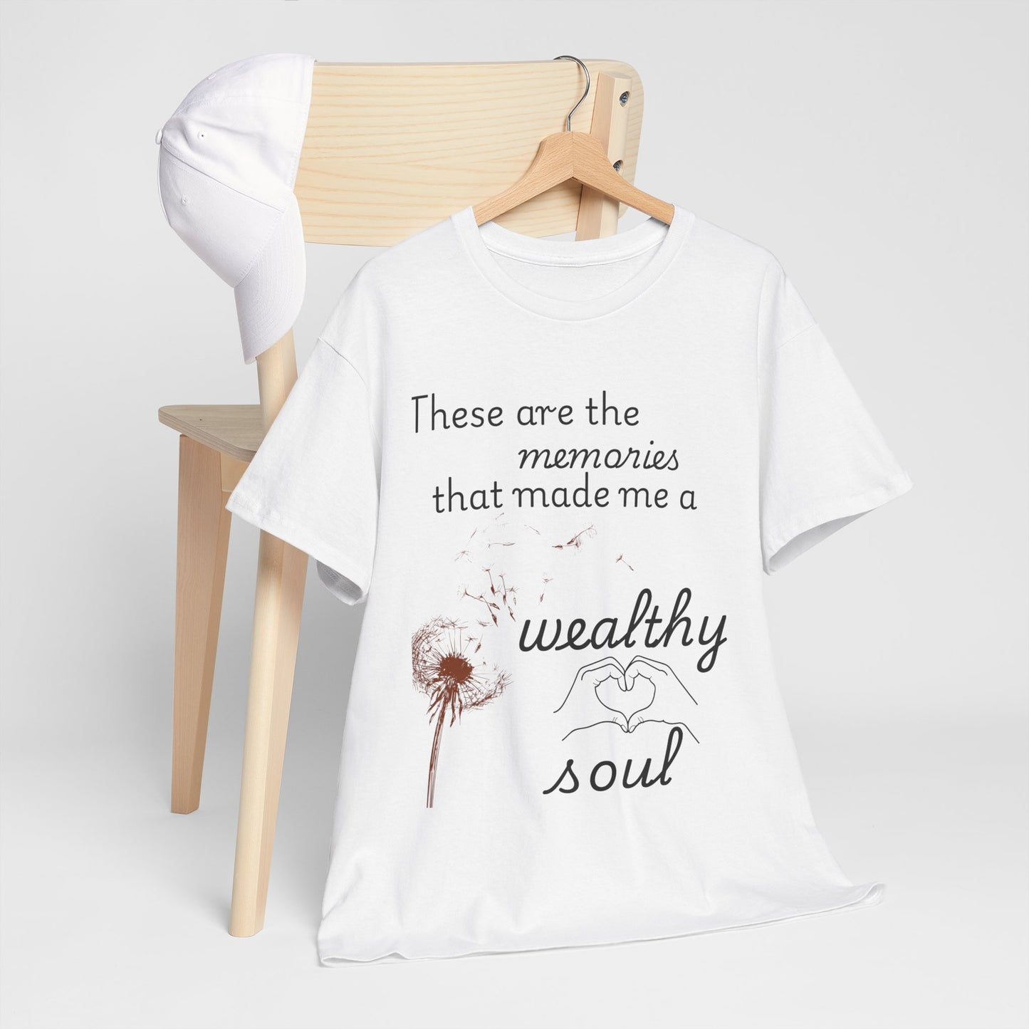 'Wealthy Soul' Inspirational Dandelion T-Shirt