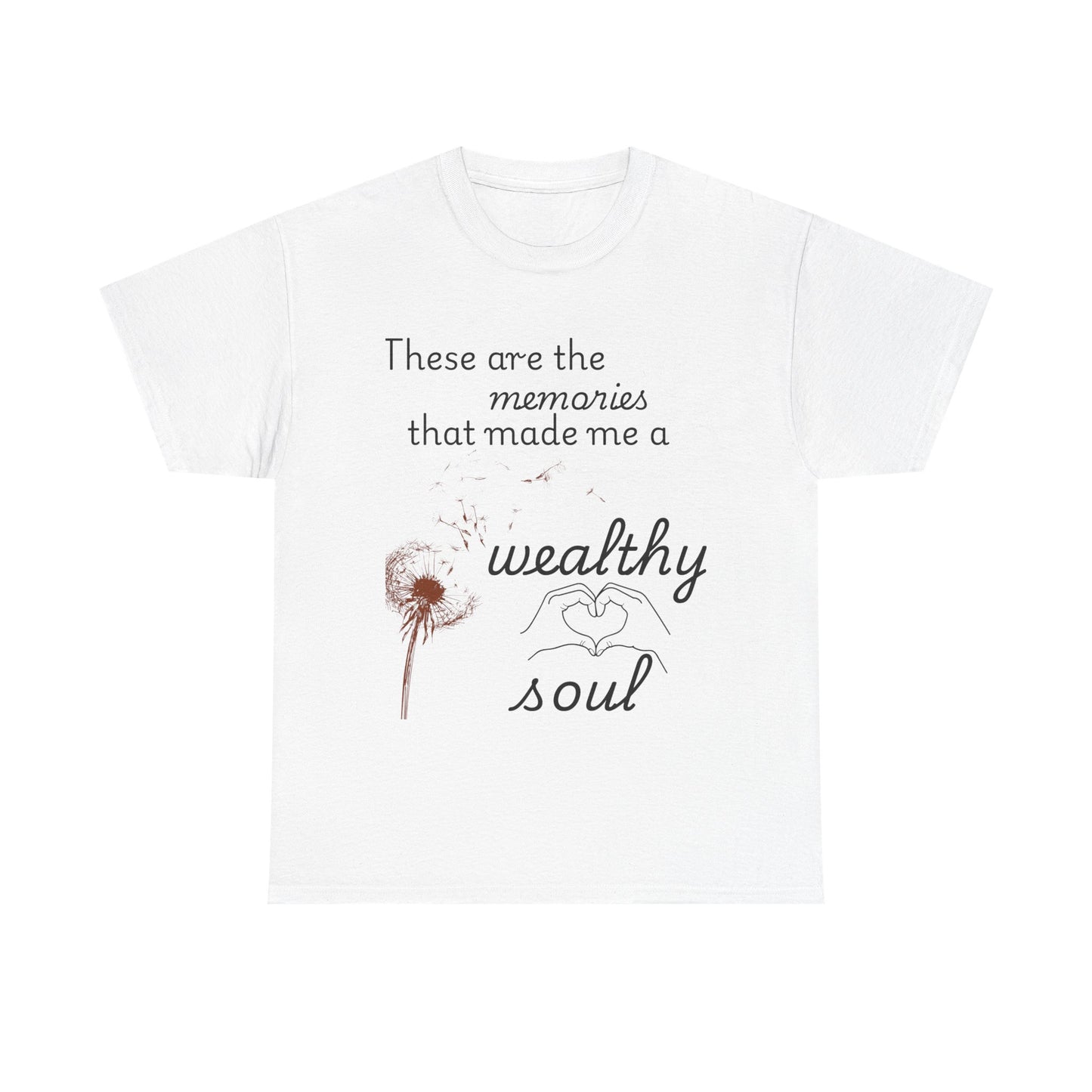 'Wealthy Soul' Inspirational Dandelion T-Shirt