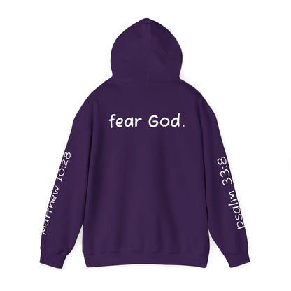 Faith-Inspired Unisex Hooded Sweatshirt with Scripture Quotes