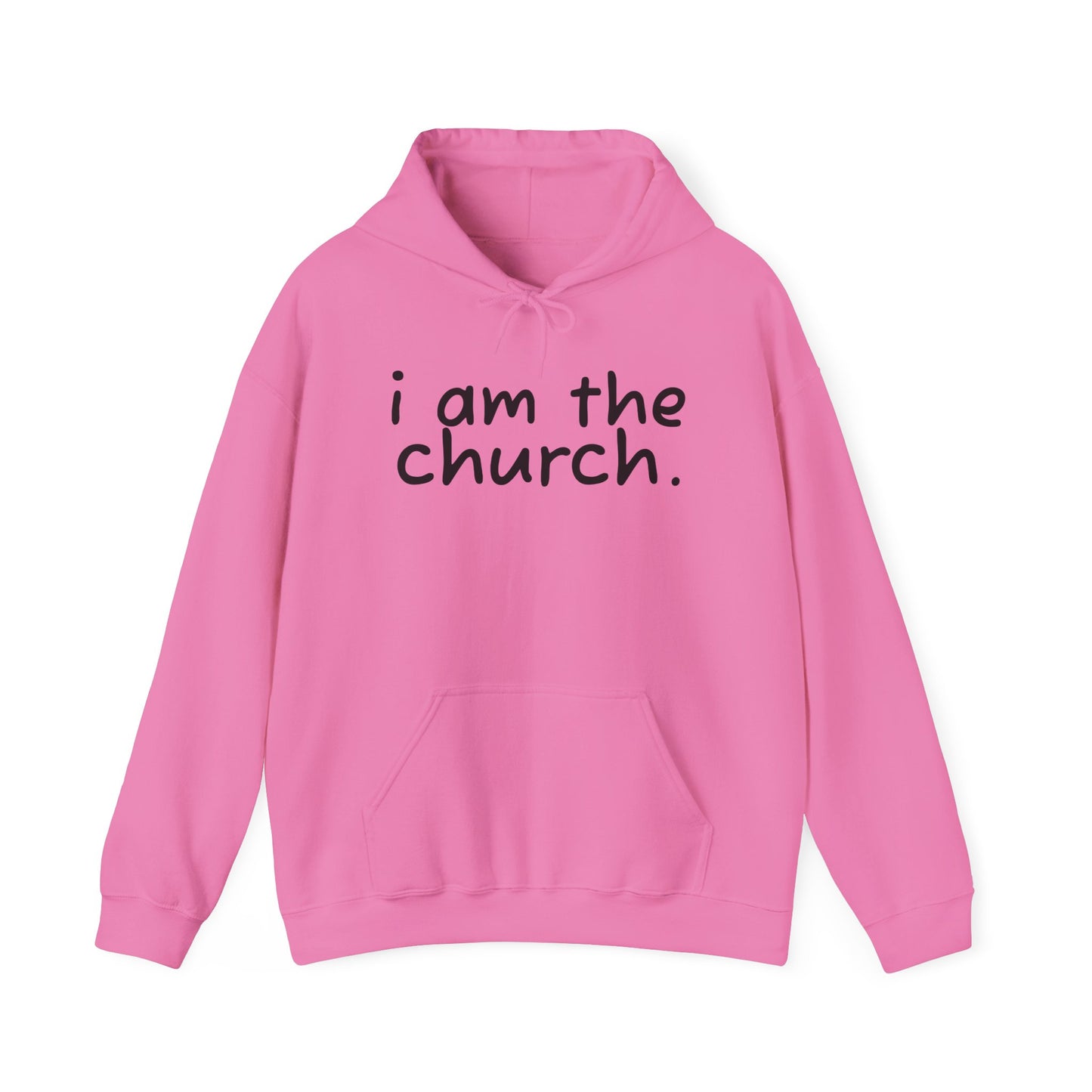 Unisex Heavy Blend™ Hoodie - 'I Am The Church' Inspirational Sweatshirt