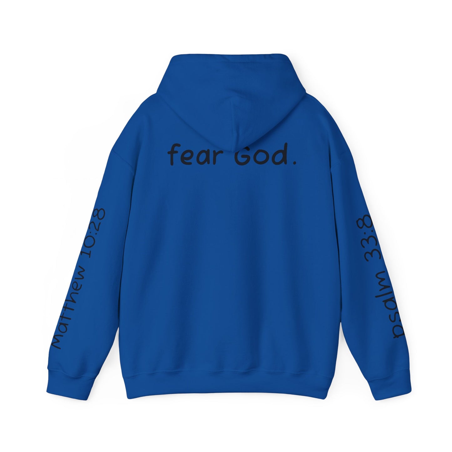 Faith-Inspired Unisex Hooded Sweatshirt with Scripture Quotes