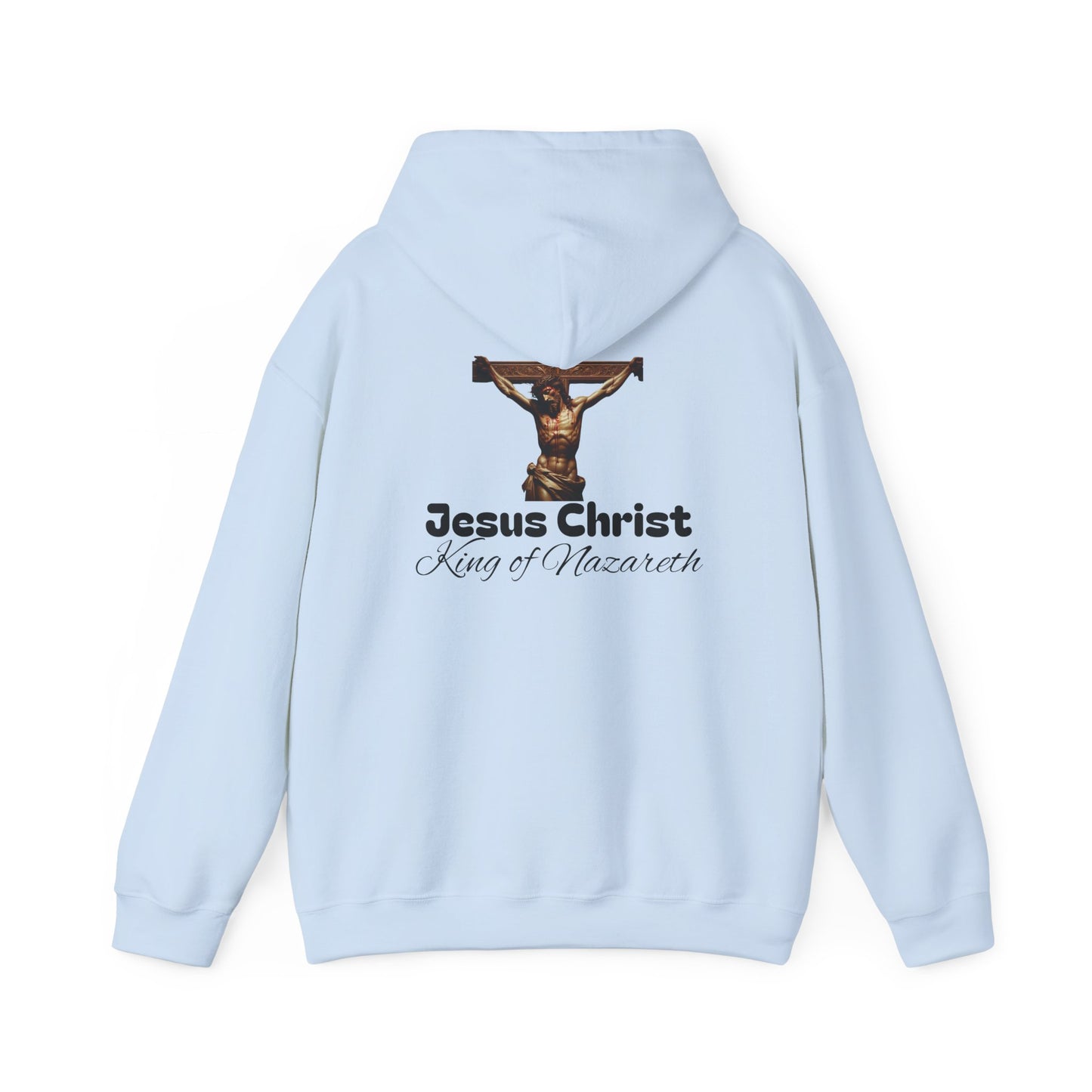 Jesus Christ King of Nazareth Hoodie - Unisex Heavy Blend Sweatshirt