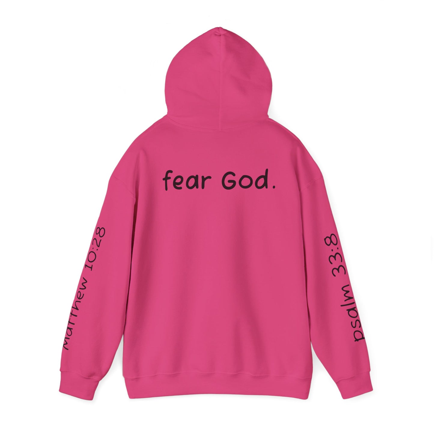 Faith-Inspired Unisex Hooded Sweatshirt with Scripture Quotes