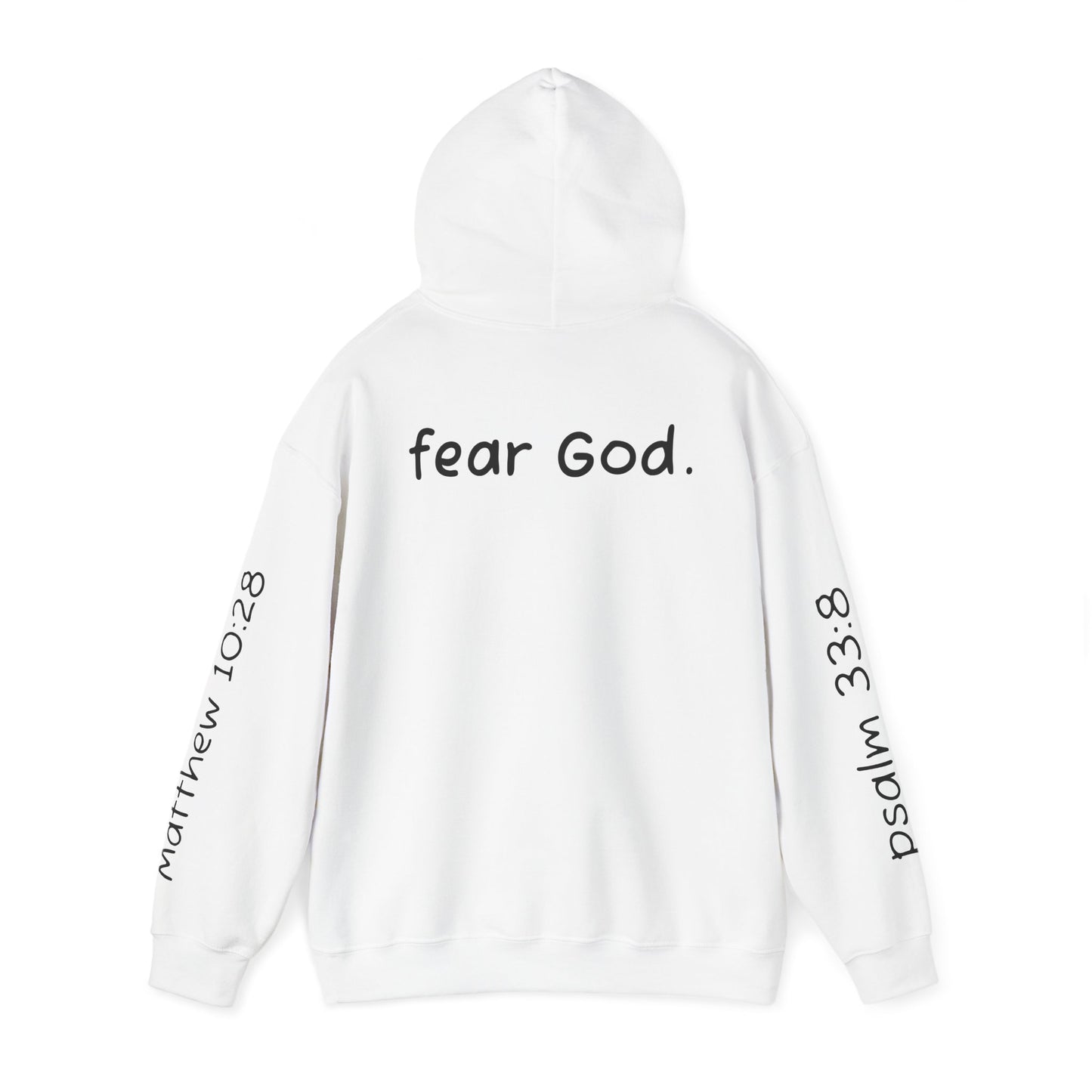 Faith-Inspired Unisex Hooded Sweatshirt with Scripture Quotes