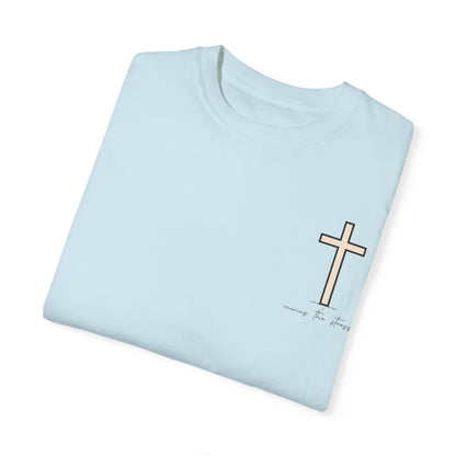 God Knows Best Flower T-Shirt - Inspirational Christian Graphic Tee