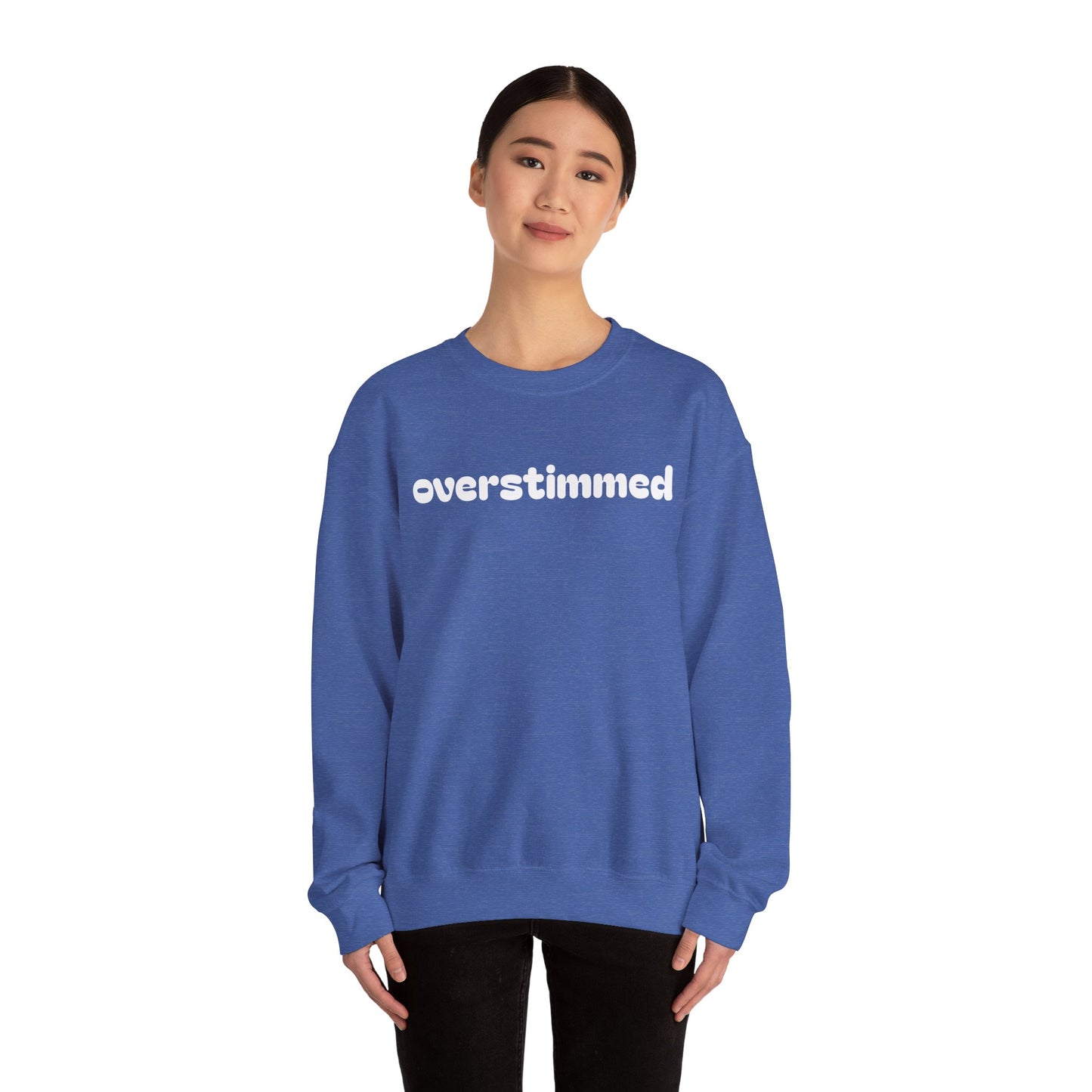 Overstimmed Crewneck Sweatshirt - Cozy Comfort for Everyday Wear