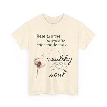 'Wealthy Soul' Inspirational Dandelion T-Shirt