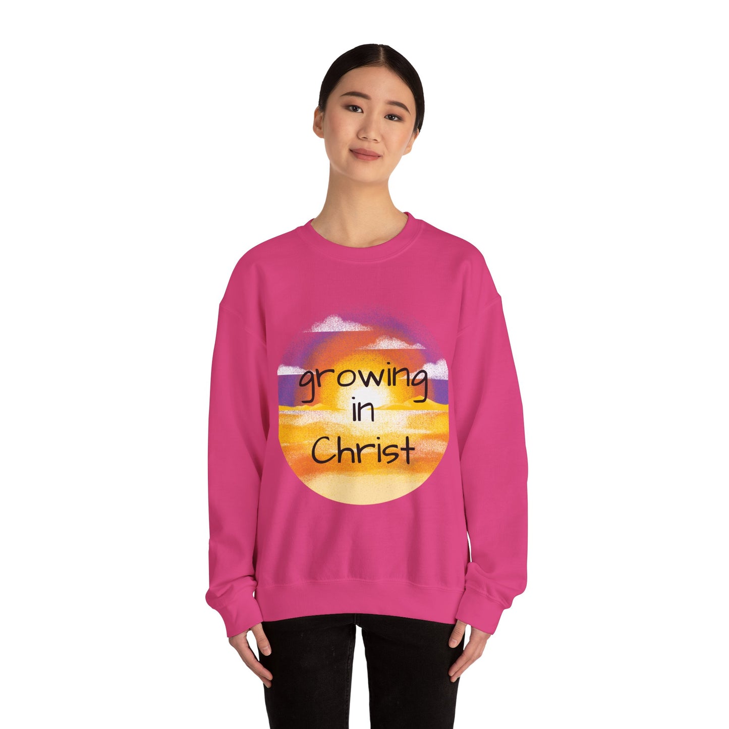 Growing in Christ Heavy Blend™ Crewneck Sweatshirt