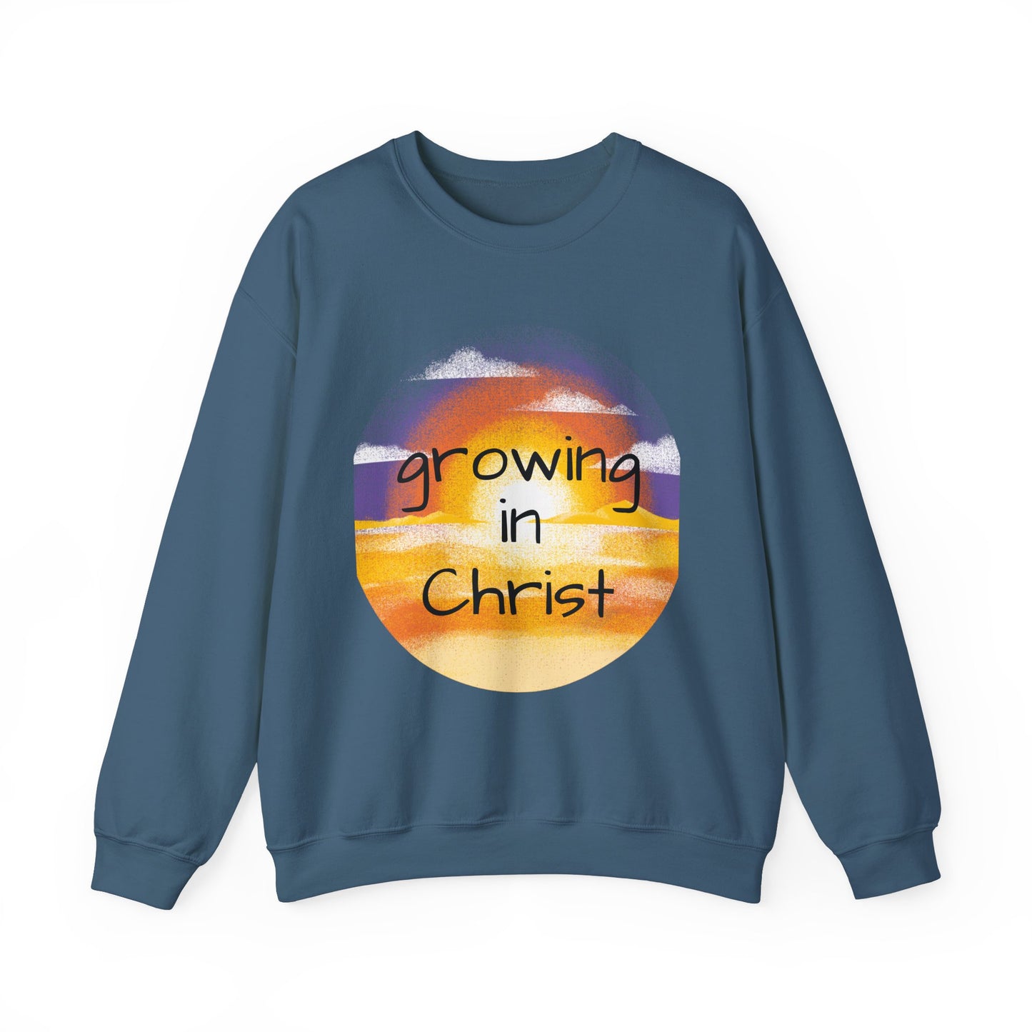 Growing in Christ Heavy Blend™ Crewneck Sweatshirt