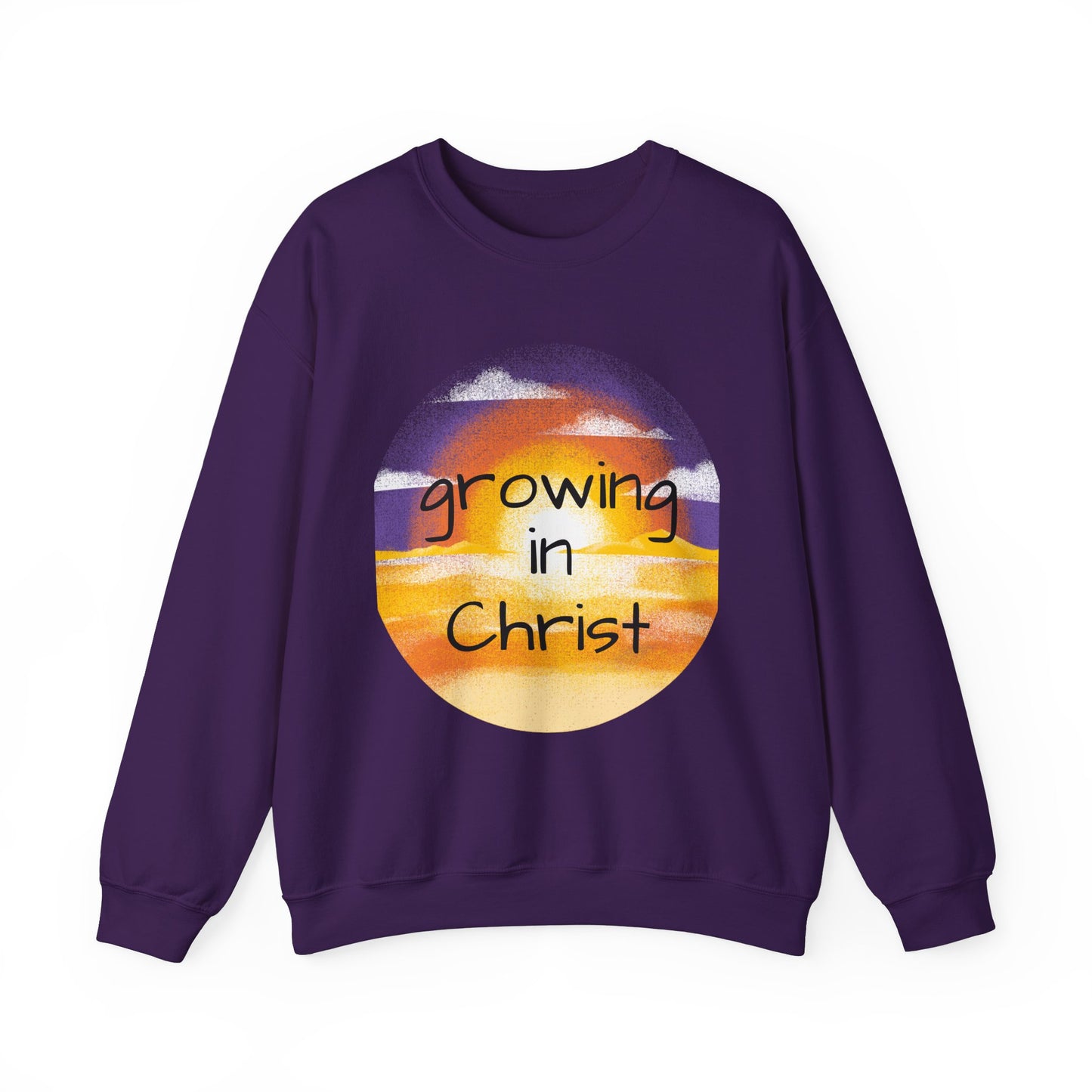 Growing in Christ Heavy Blend™ Crewneck Sweatshirt