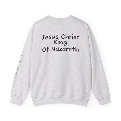 Alternate Jesus Christ Crewneck Sweatshirt - Faith Inspired Heavy Blend for Comfort & Style