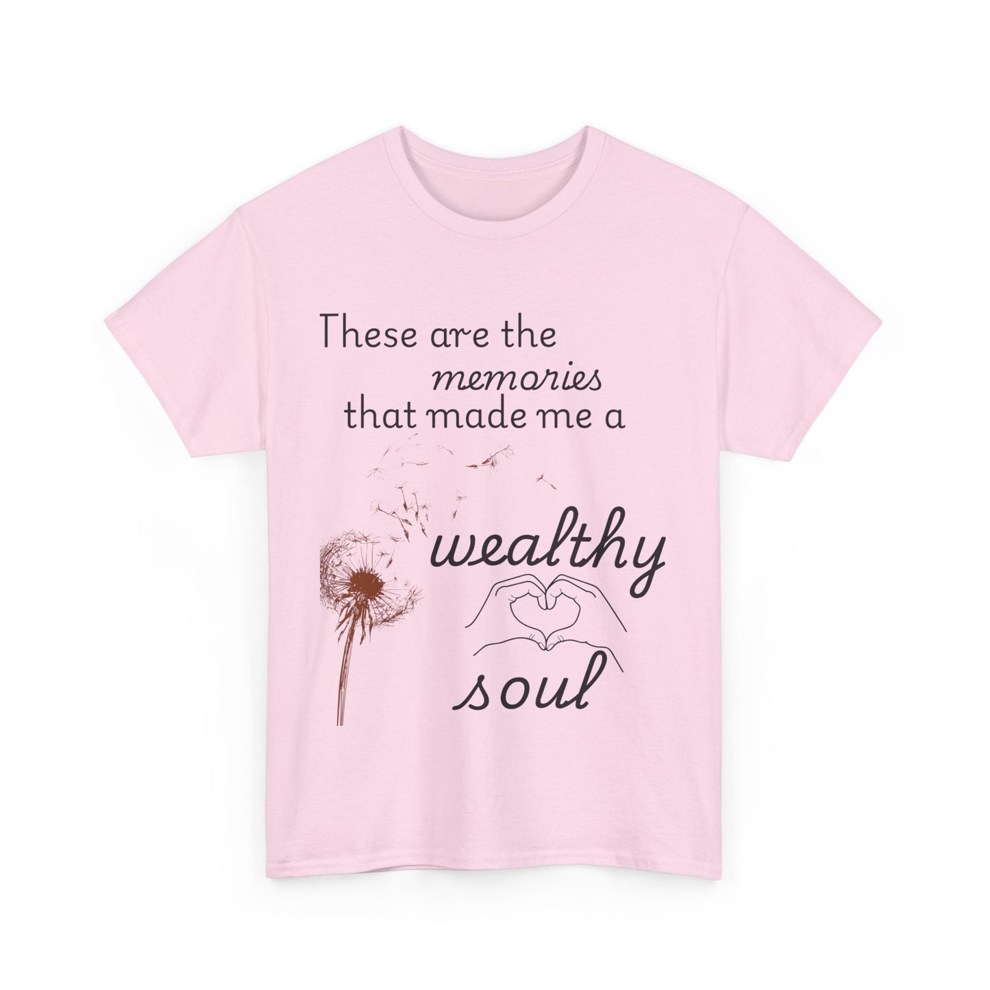 'Wealthy Soul' Inspirational Dandelion T-Shirt