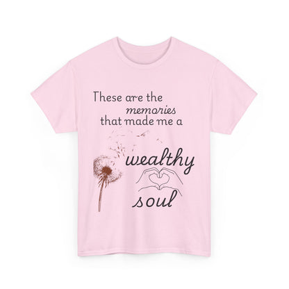 'Wealthy Soul' Inspirational Dandelion T-Shirt