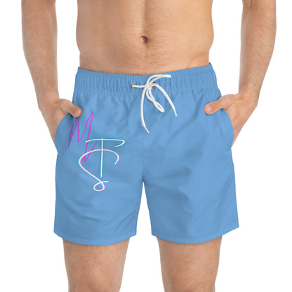 Breathe Swim Trunks - Stylish Beachwear with Palm Design for Summer Fun