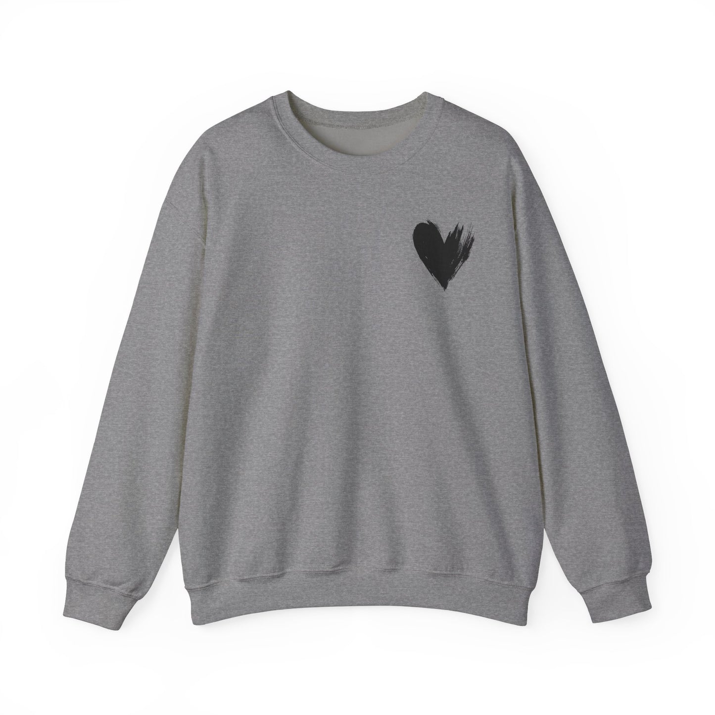 Crewneck Sweatshirt - 'I'm Just a Girl' with Heart Design