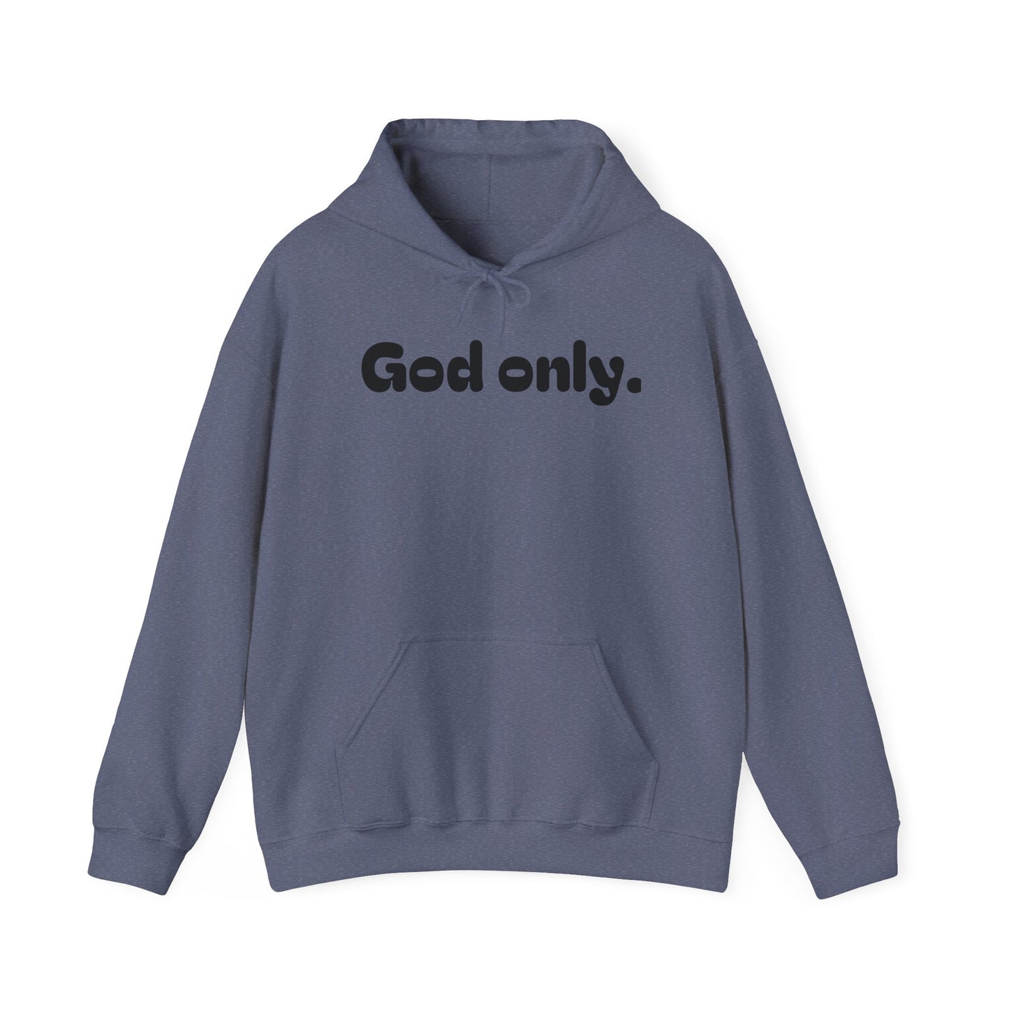 Unisex Heavy Blend™ Hooded Sweatshirt - 'God Only' Inspirational Hoodie