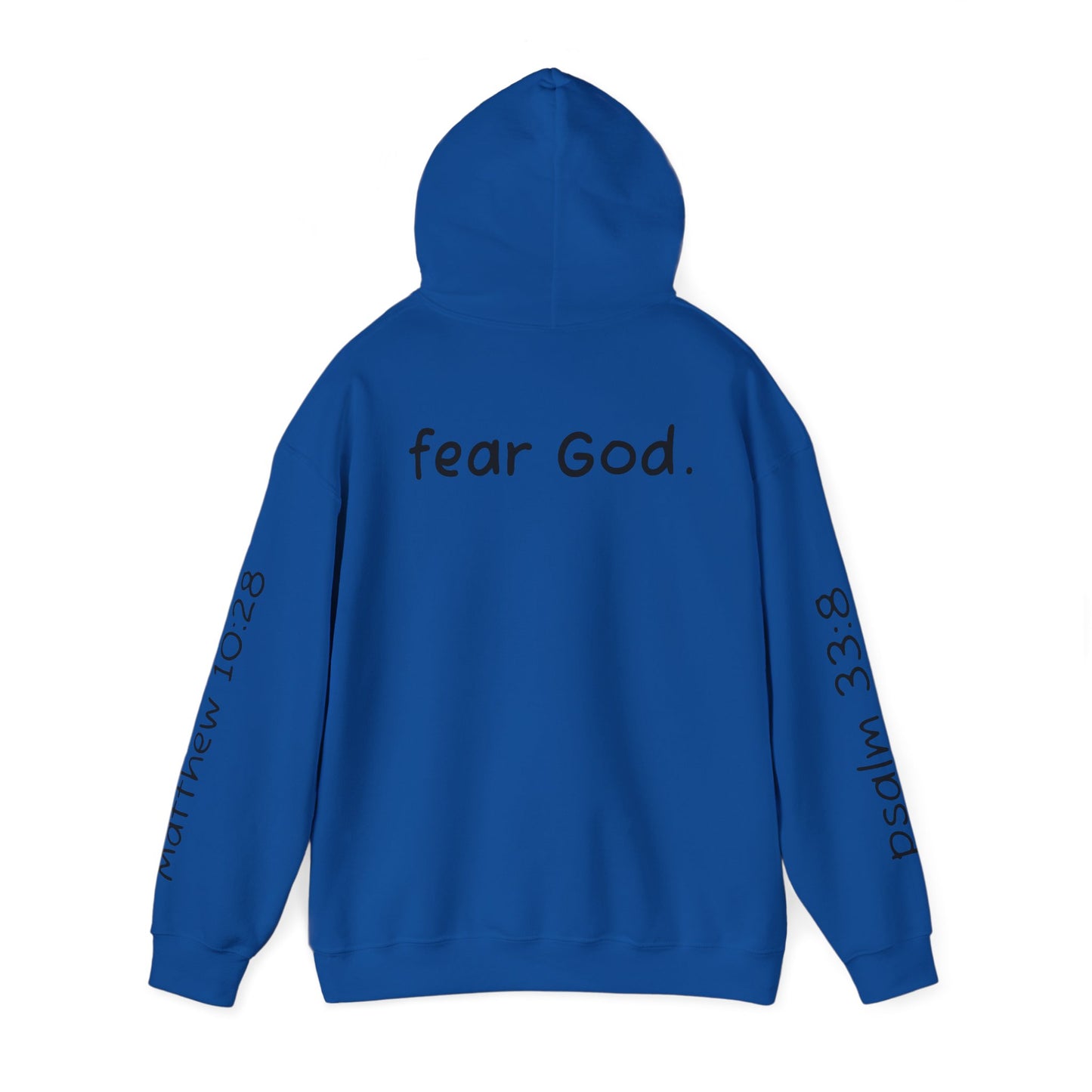 Faith-Inspired Unisex Hooded Sweatshirt with Scripture Quotes