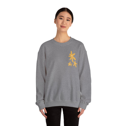 Peace Love & Plants Unisex Crewneck Sweatshirt - Cozy Floral Design