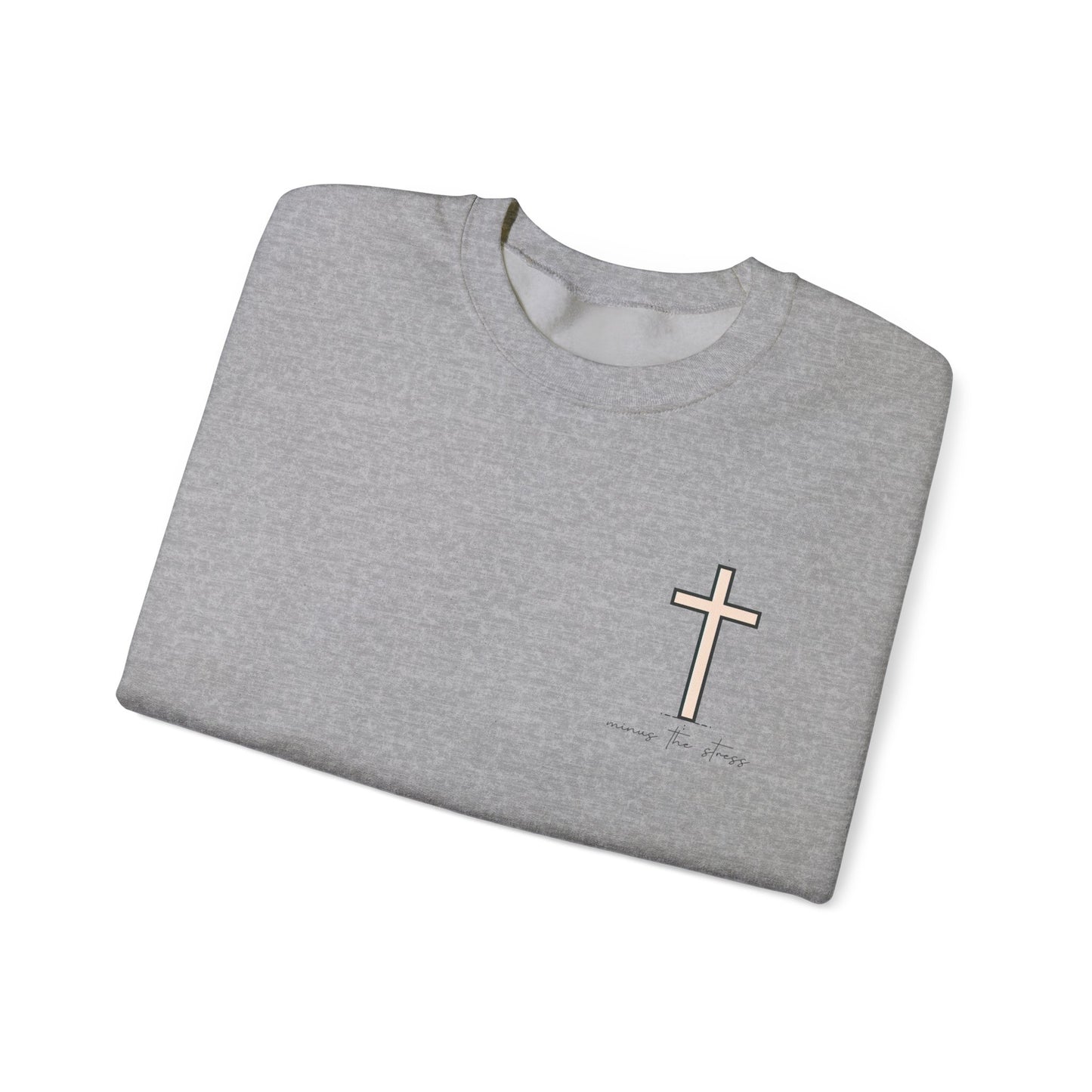 Inspirational Floral Crewneck Sweatshirt - "God Knows Best"