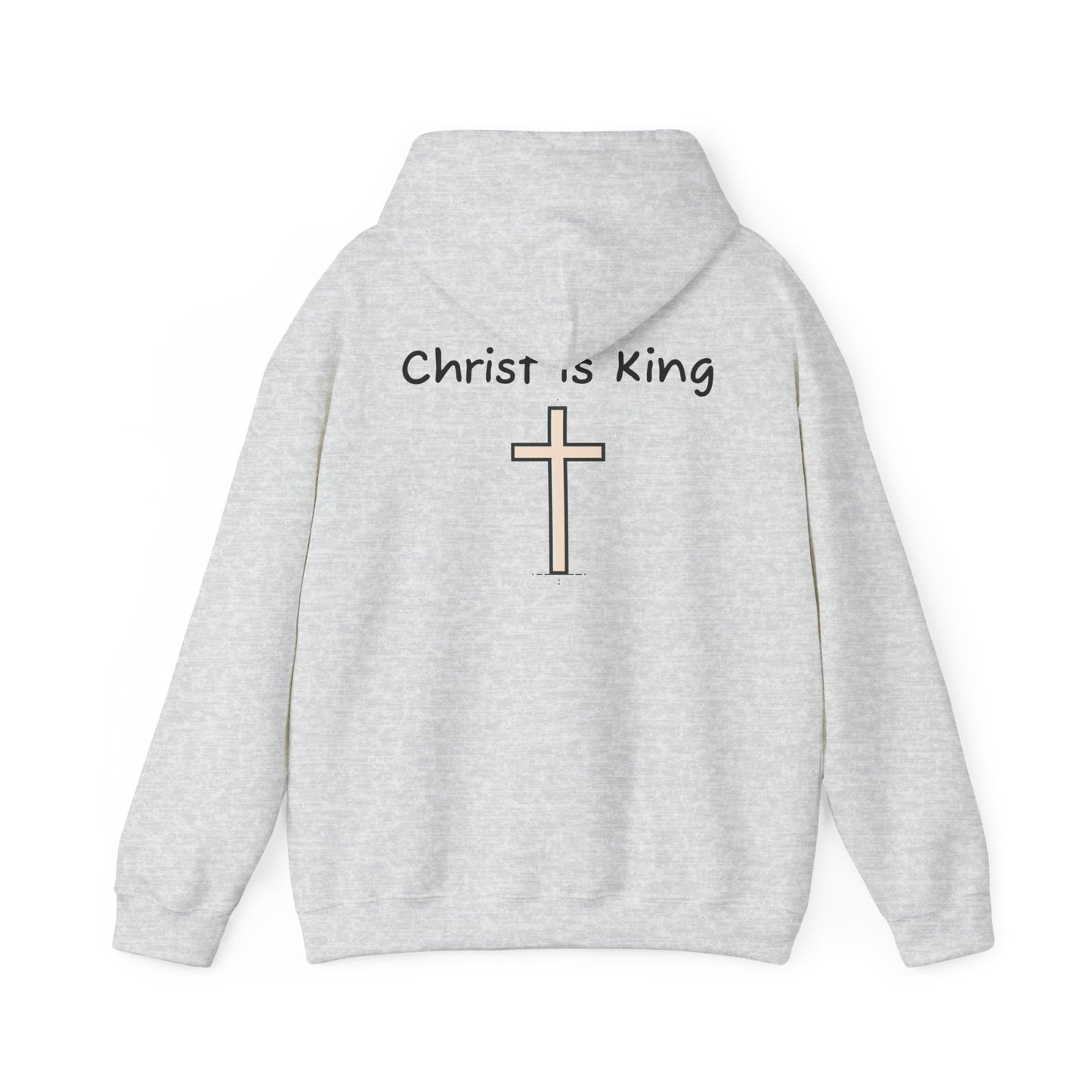 Christ is King Unisex Heavy Blend Hoodie - Inspirational Christian Sweatshirt