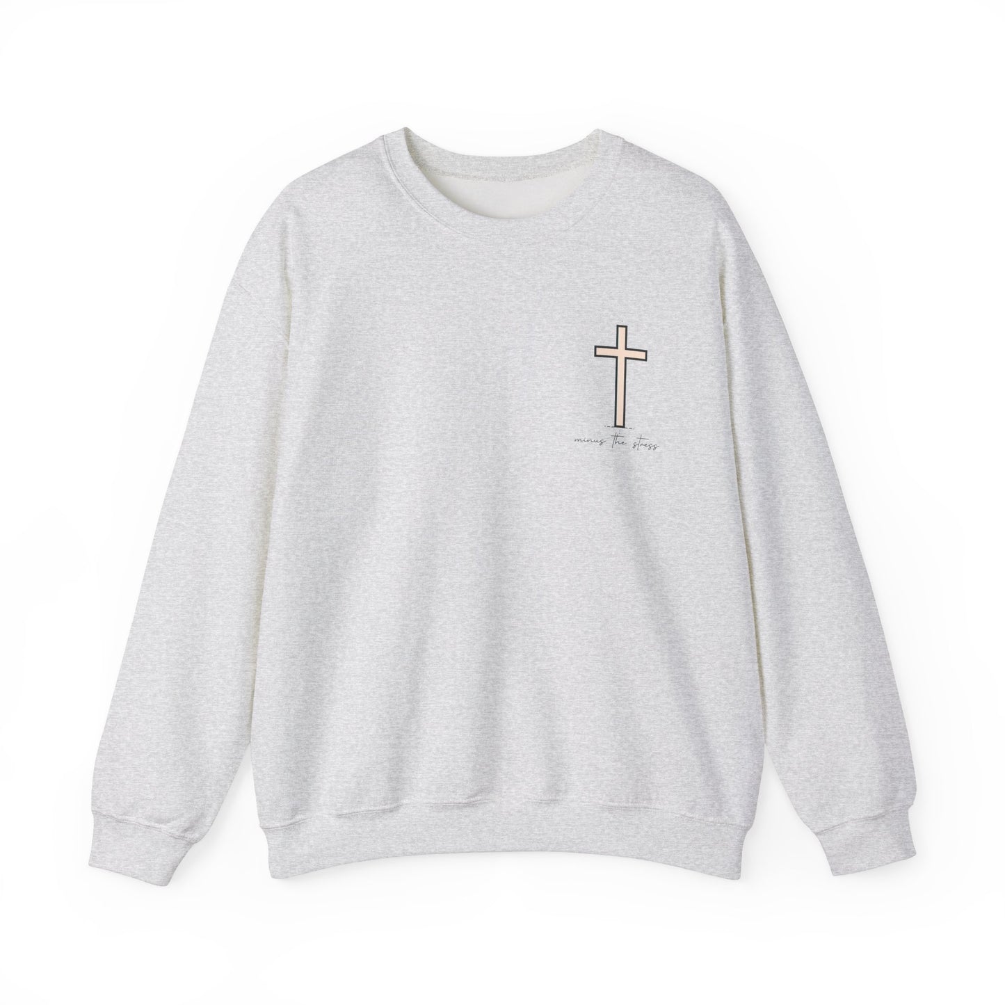 Inspirational Floral Crewneck Sweatshirt - "God Knows Best"