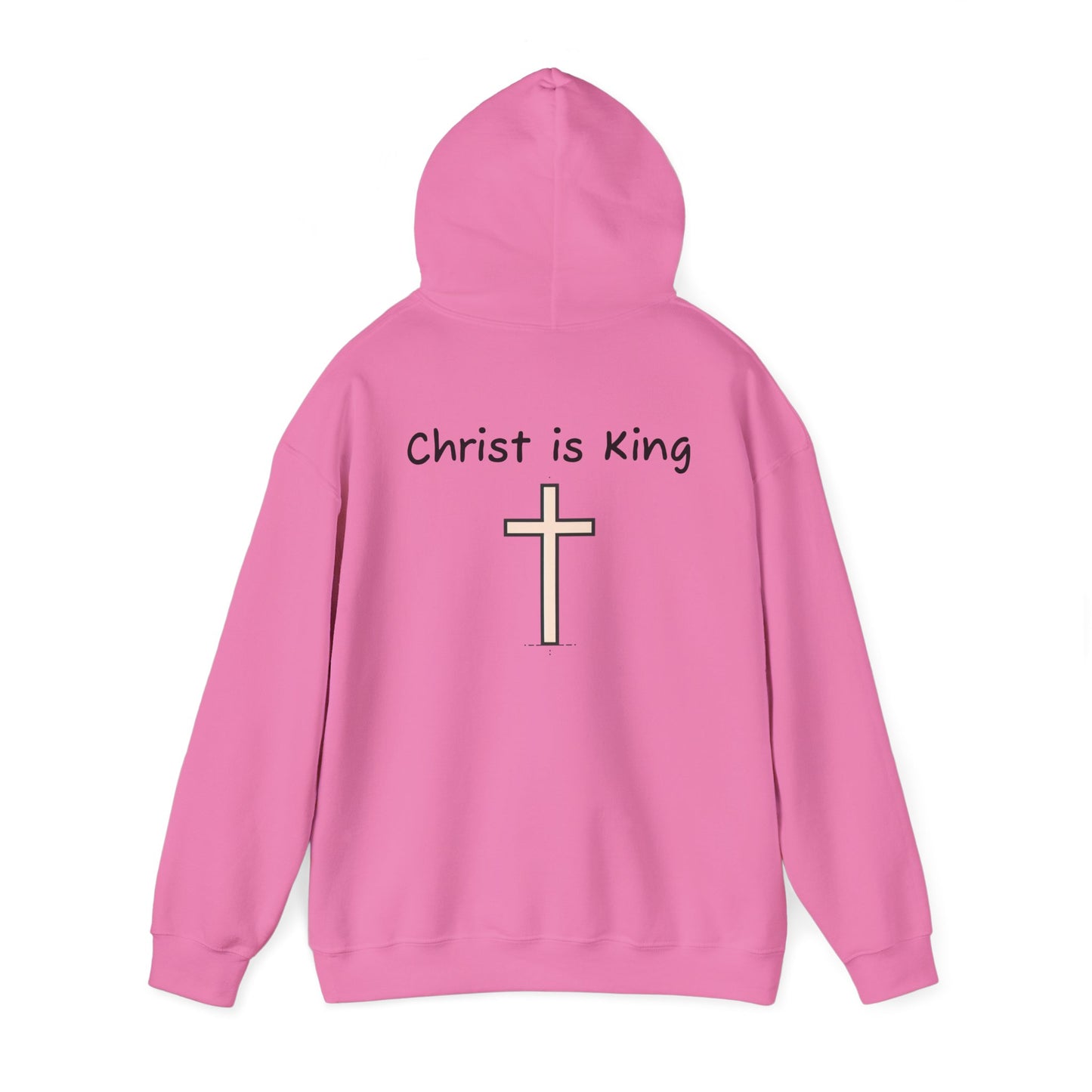 Christ is King Unisex Heavy Blend Hoodie - Inspirational Christian Sweatshirt