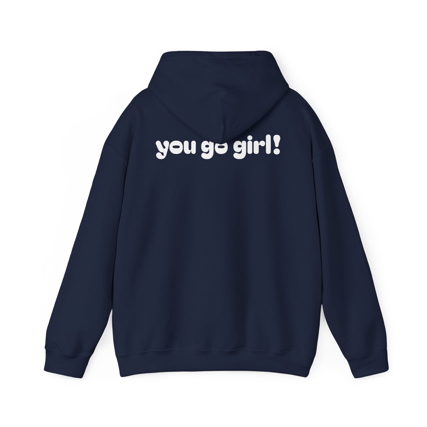 Cherry Design Heavy Blend Hooded Sweatshirt - 'You Go Girl!'