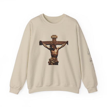 Alternate Jesus Christ Crewneck Sweatshirt - Faith Inspired Heavy Blend for Comfort & Style