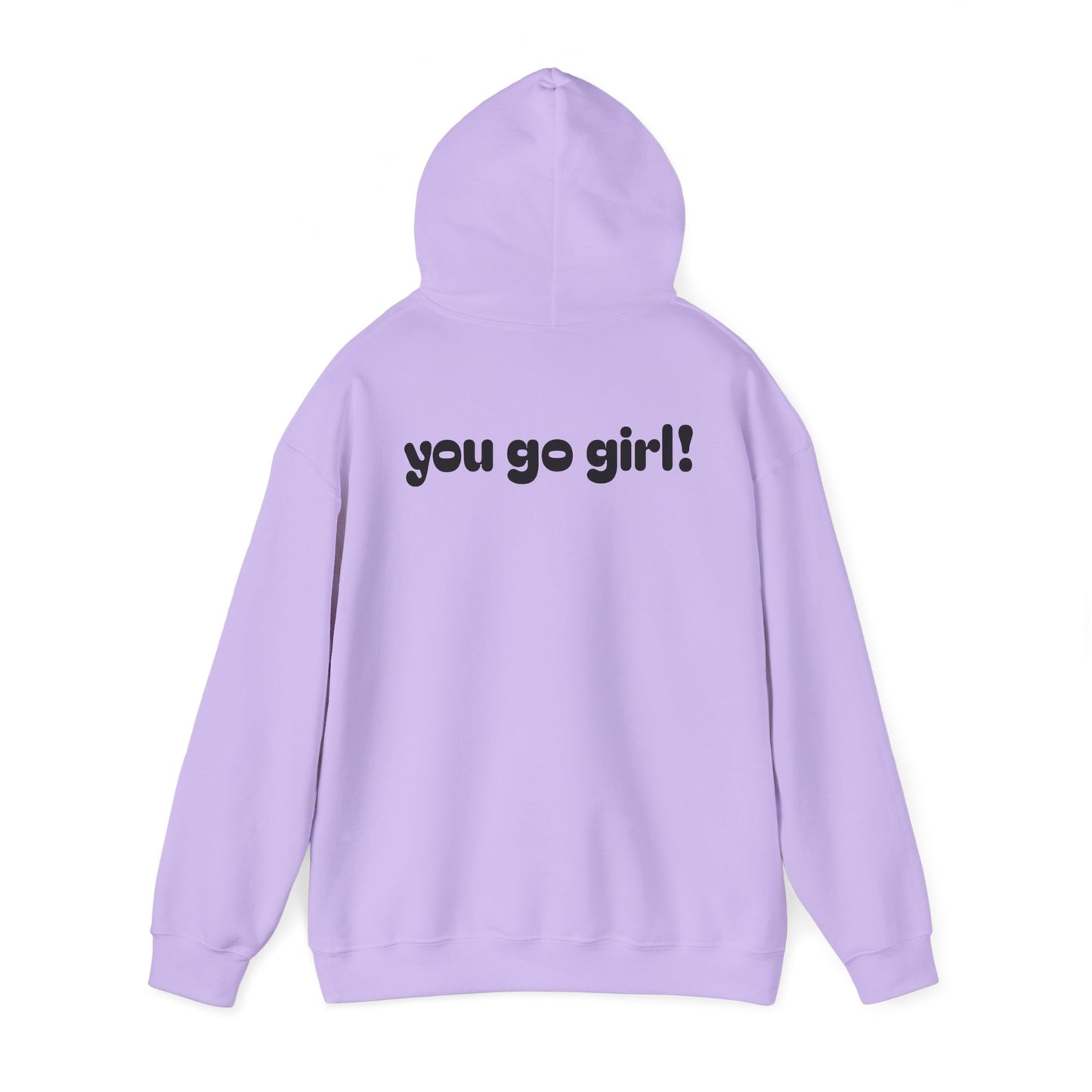 Cherry Design Heavy Blend Hooded Sweatshirt - 'You Go Girl!'